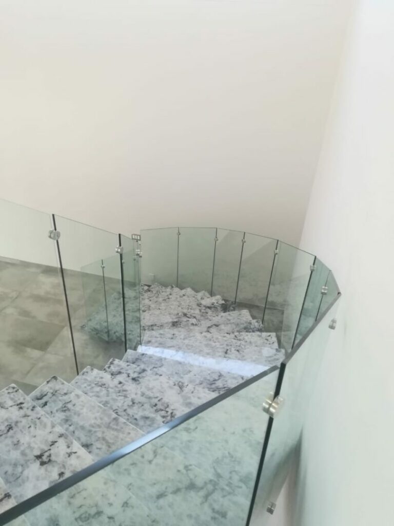 Frameless glass balustrades installation in Cape Town