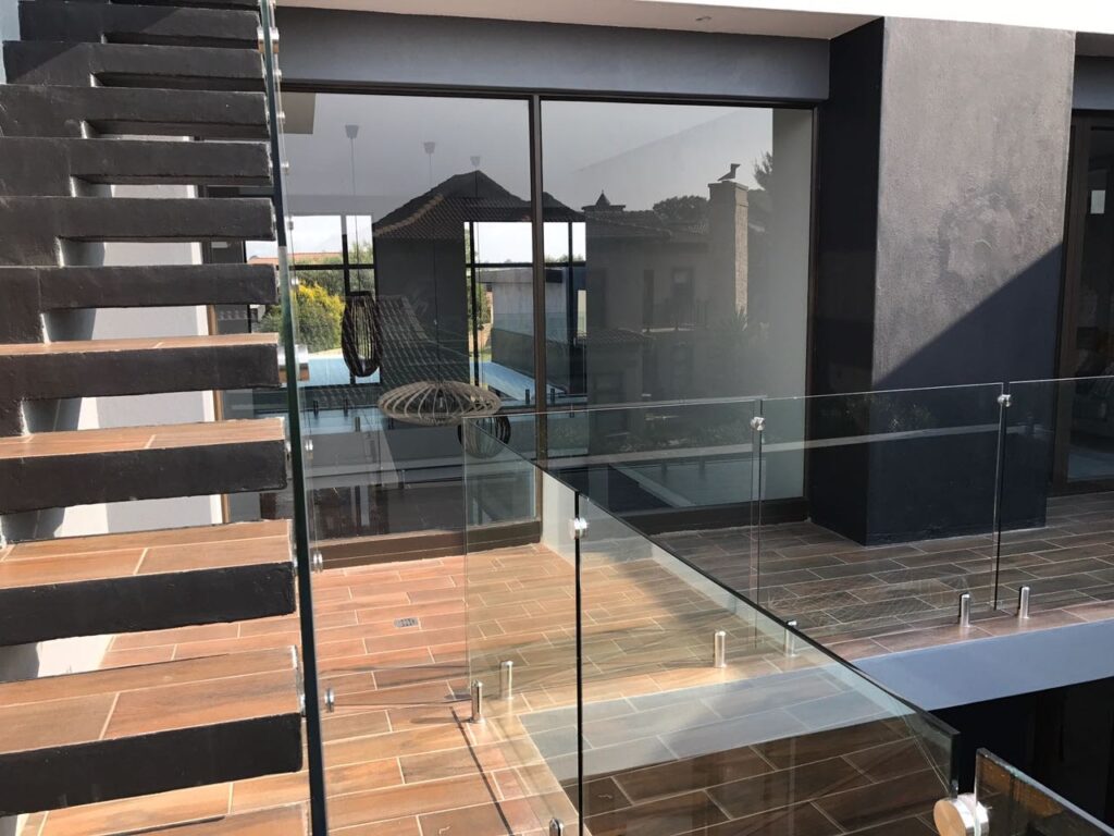 Frameless glass balustrades installation in Cape Town